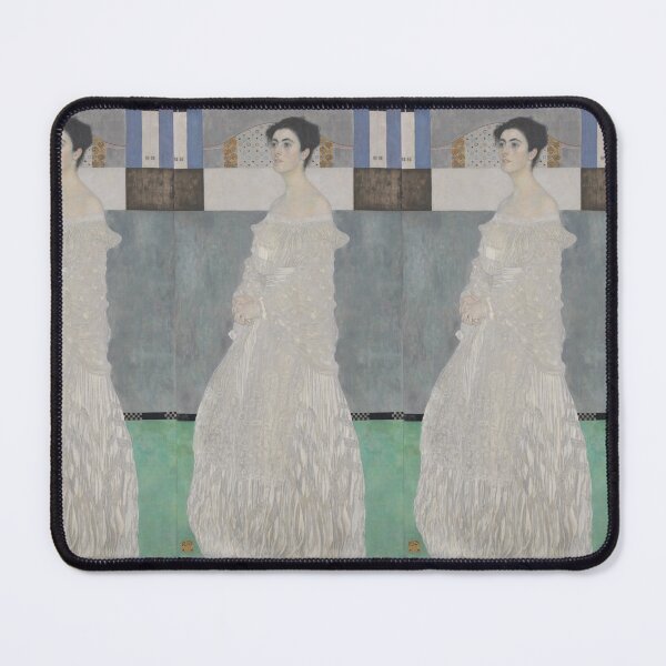 Item preview, Elegant Lady in White Dress Portrait designed and sold by artofuniverse.
