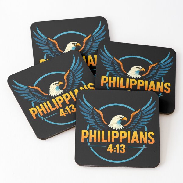 Item preview, Philippians 4:13 - Soaring on Eagle’s Wings - Christian Motivation by All43 designed and sold by All43.