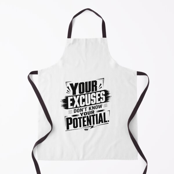 Item preview, Your Excuses Don't Know Your Potential | Bold Motivational Typography designed and sold by Lovestickerco.