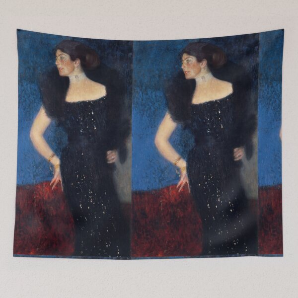 Item preview, Elegant Lady in Black Evening Gown designed and sold by artofuniverse.