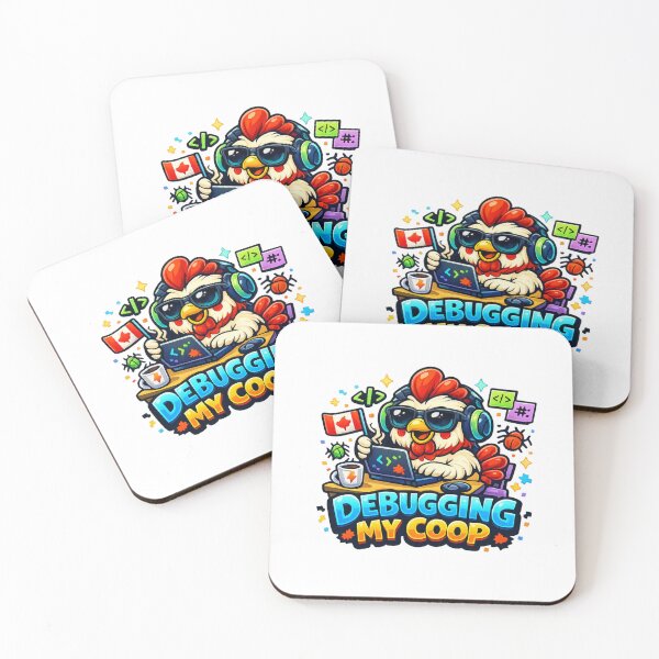 Item preview, Programmer Chicken designed and sold by Chill Chicken Studio.