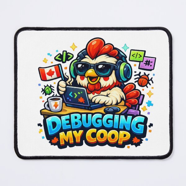 Item preview, Programmer Chicken designed and sold by Chill Chicken Studio.