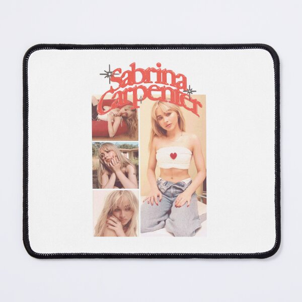 Item preview, Sabrina Carpenter Red Heart Crochet Top Collage designed and sold by Lenschoolmann.