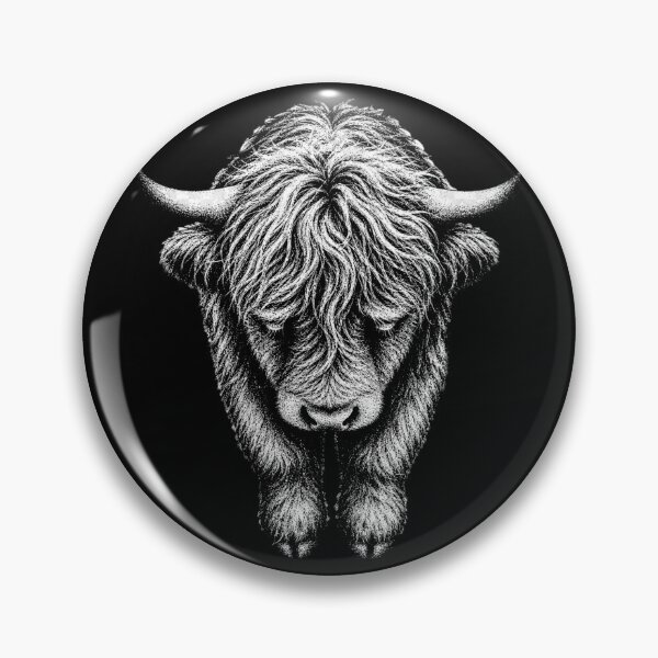 Item preview, Sad highland cow Vintage Engraving Style Graphic T-Shirt designed and sold by Sivallus.