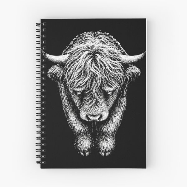 Item preview, Sad highland cow Vintage Engraving Style Graphic T-Shirt designed and sold by Sivallus.