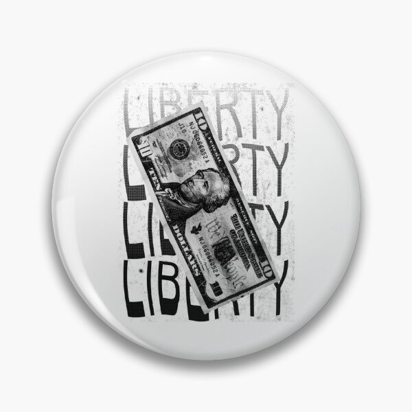 Item preview, Low-Contrast Diagonal Ten Dollar Bill with Halftone designed and sold by ali shope.