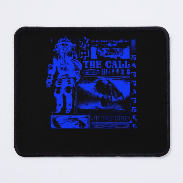 Item preview, Electric Blue Cyberpunk Collage of Deep Sea Horrors designed and sold by ali shope.