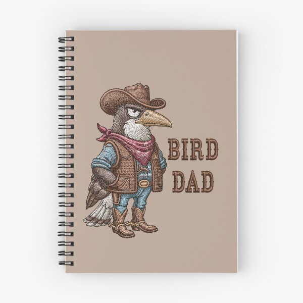 Item preview, Cowboy Bird Dad Embroidered Eagle Design designed and sold by MegaNovaArt.