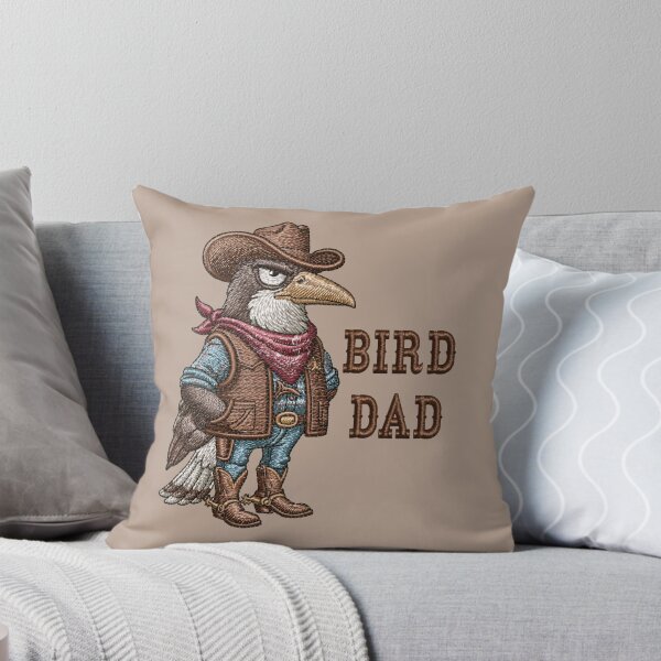 Item preview, Cowboy Bird Dad Embroidered Eagle Design designed and sold by MegaNovaArt.
