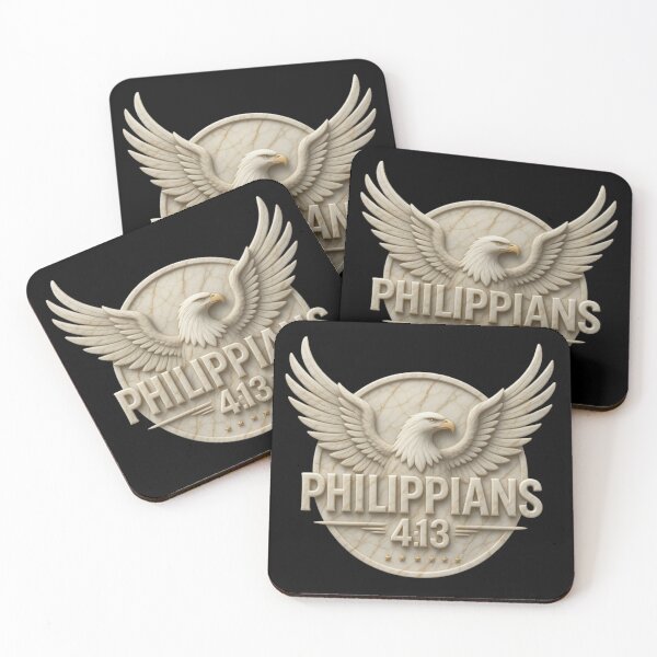 Item preview, Philippians 4:13 - Soaring on Eagle’s Wings - Christian Motivation by All43 designed and sold by All43.