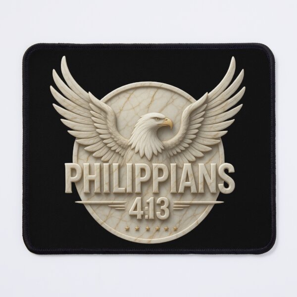 Item preview, Philippians 4:13 - Soaring on Eagle’s Wings - Christian Motivation by All43 designed and sold by All43.