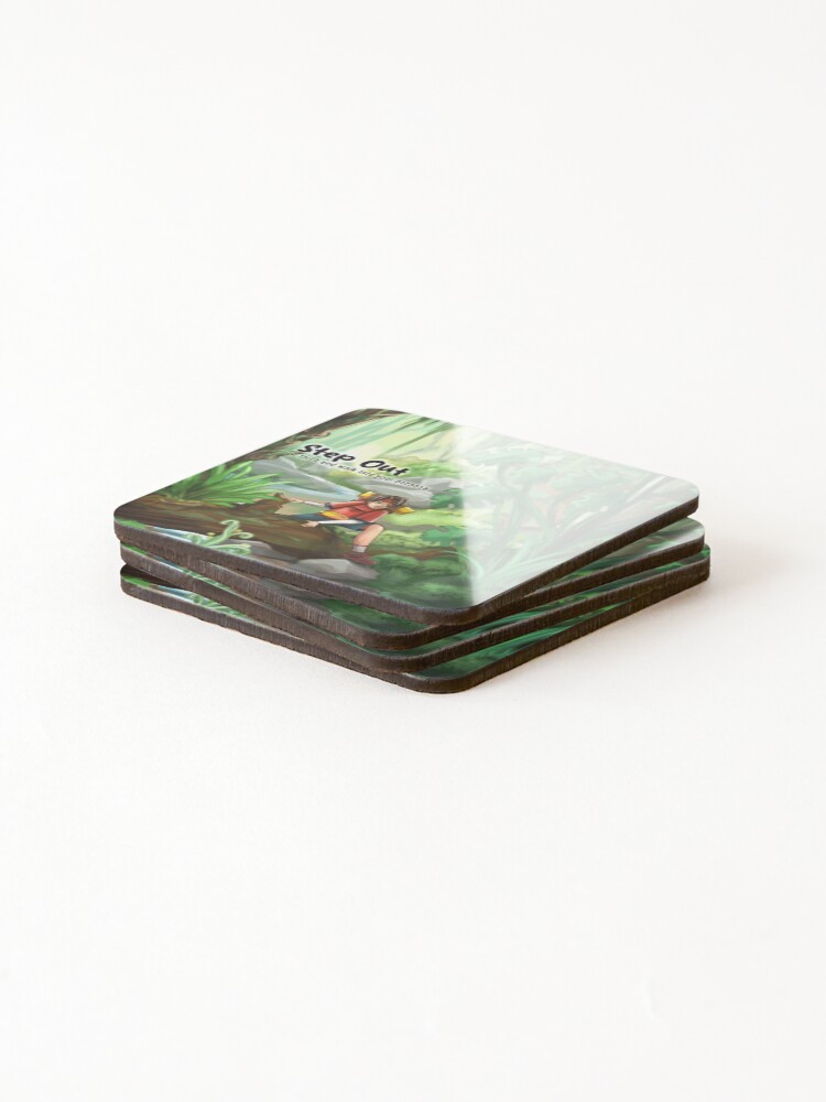 Thumbnail 4 of 5, Coasters (Set of 4), Step Out designed and sold by Rizarkov.
