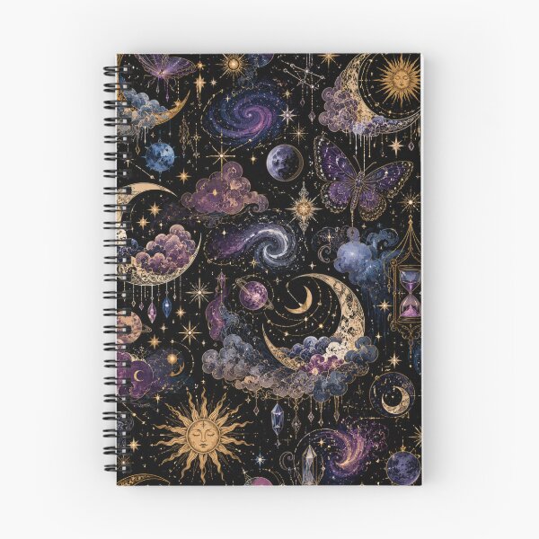 Item preview, Celestial Moon and Galaxy Pattern designed and sold by Thor-stone.