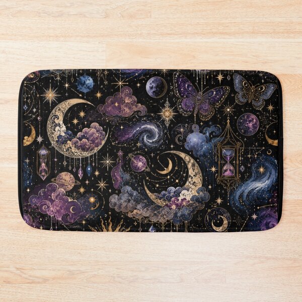 Item preview, Celestial Moon and Galaxy Pattern designed and sold by Thor-stone.