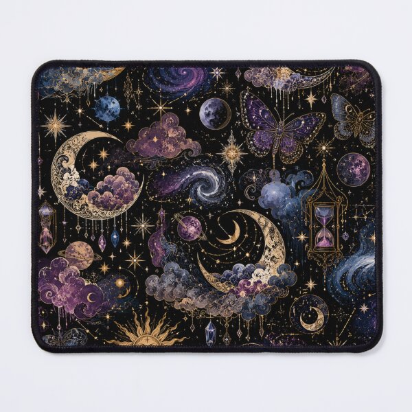 Item preview, Celestial Moon and Galaxy Pattern designed and sold by Thor-stone.
