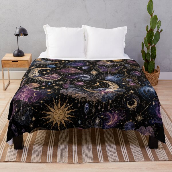 Item preview, Celestial Moon and Galaxy Pattern designed and sold by Thor-stone.
