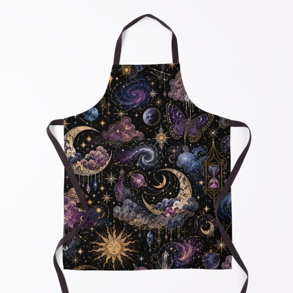 Item preview, Celestial Moon and Galaxy Pattern designed and sold by Thor-stone.