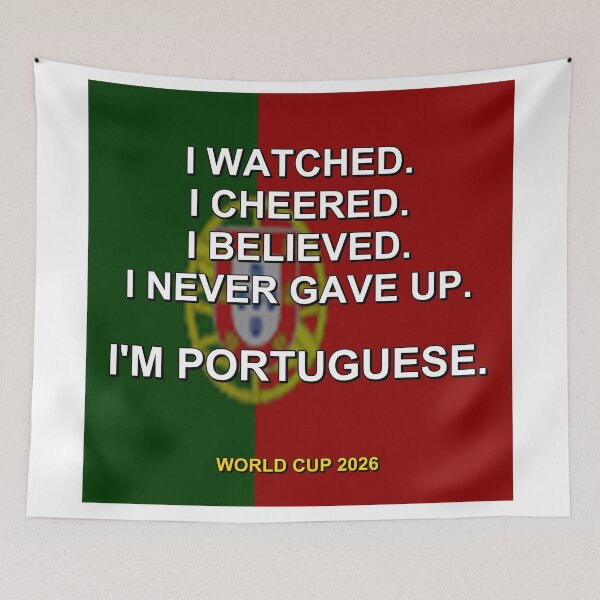 Item preview, I'm Portuguese. World Cup 2026 National Fan Design designed and sold by ariksworld.