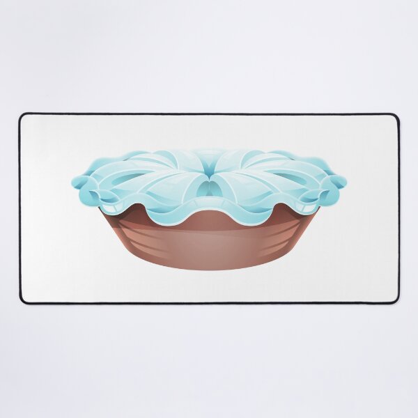 Item preview, 3D Pop Blue Cream Frosting Pie designed and sold by Lexkon Liu's art.