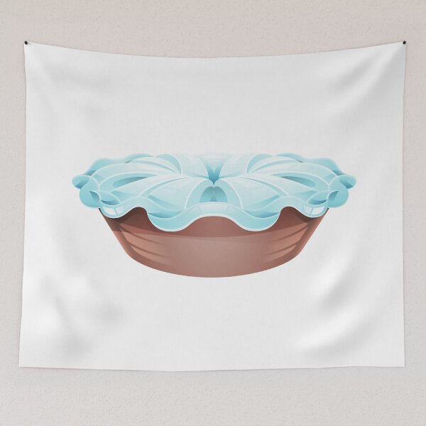 Item preview, 3D Pop Blue Cream Frosting Pie designed and sold by Lexkon Liu's art.