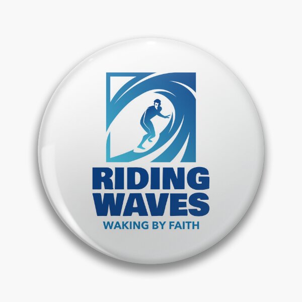 Item preview, Riding Waves. Walking by Faith. Surfing Jesus. designed and sold by FigTreeFactory.