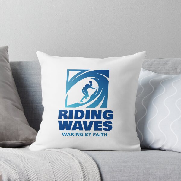 Item preview, Riding Waves. Walking by Faith. Surfing Jesus. designed and sold by FigTreeFactory.