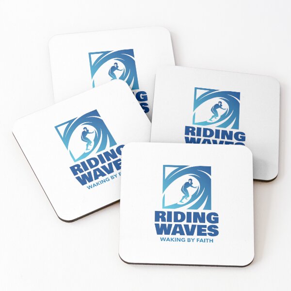 Item preview, Riding Waves. Walking by Faith. Surfing Jesus. designed and sold by FigTreeFactory.