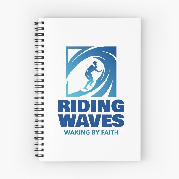 Item preview, Riding Waves. Walking by Faith. Surfing Jesus. designed and sold by FigTreeFactory.