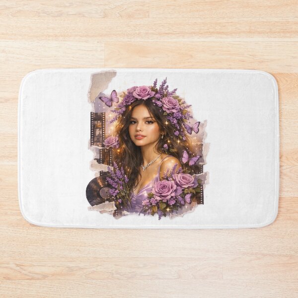 Item preview, Surreal botanical portrait of Olivia Rodrigo designed and sold by CorinValez.
