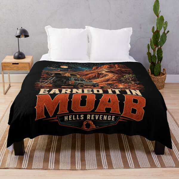 Item preview, Earned It in Moab Hell's Revenge Overland 4x4 Camping designed and sold by JasKei-Designs.