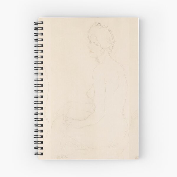 Item preview, Seated Female Nude Line Drawing designed and sold by artofuniverse.