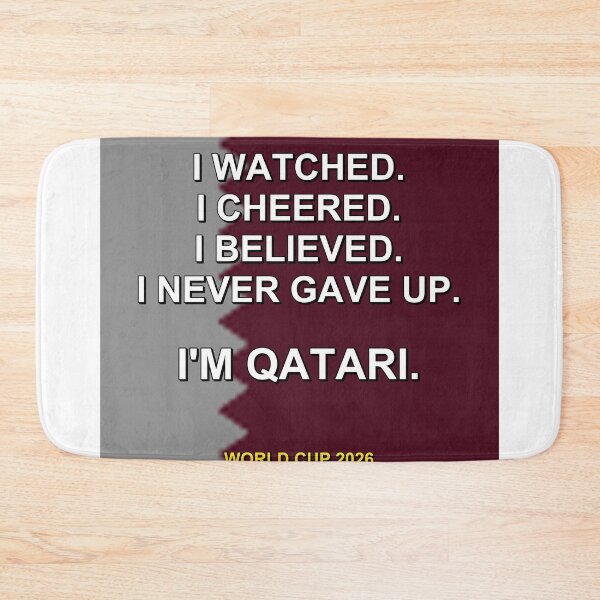 Item preview, I'm Qatari. World Cup 2026 National Fan Design designed and sold by ariksworld.