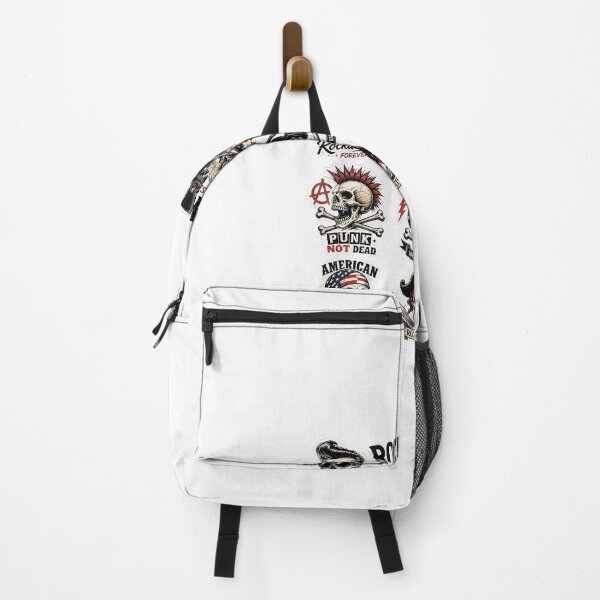 Item preview, Rock & Roll Skull Sticker Collection – Vintage Rebel Graphic Set designed and sold by Artisan Finds Online.