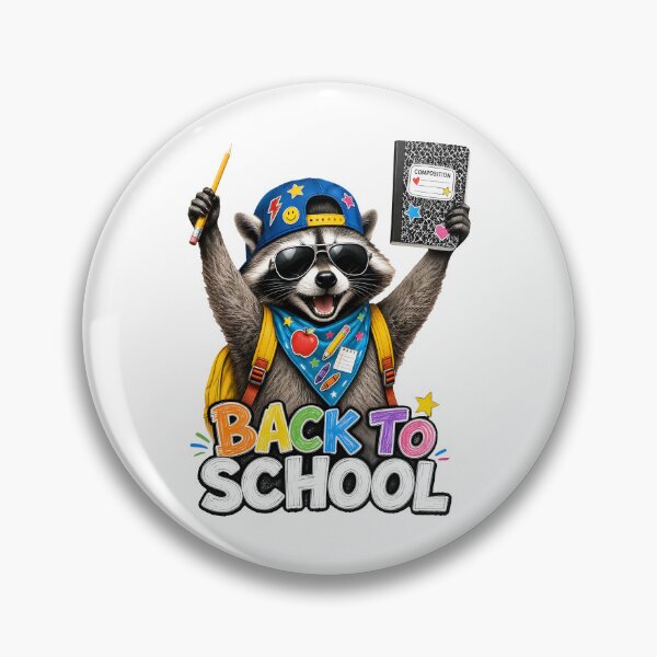 Item preview, Back To School Raccoon designed and sold by CharmiA Fox.