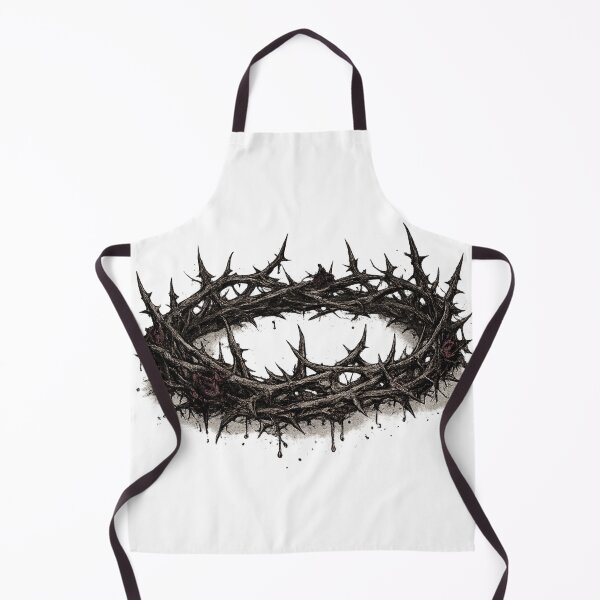 Item preview, Crown Of Thorns Dark Gothic Blood Tattoo Style Design designed and sold by irfanshikh.