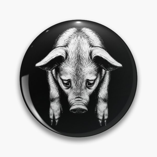 Item preview, Sad pig Vintage Engraving Style Graphic T-Shirt designed and sold by Sivallus.