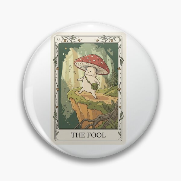 Item preview, Mushroom Fool Tarot Card Mycelium Art designed and sold by SMARTKIT  DESIGNAGENCY.