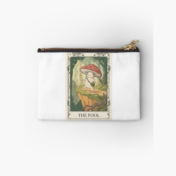 Item preview, Mushroom Fool Tarot Card Mycelium Art designed and sold by SMARTKIT  DESIGNAGENCY.
