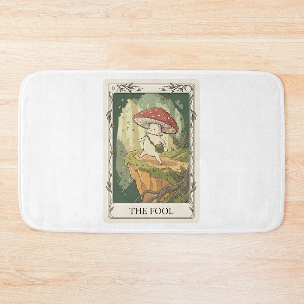 Item preview, Mushroom Fool Tarot Card Mycelium Art designed and sold by SMARTKIT  DESIGNAGENCY.