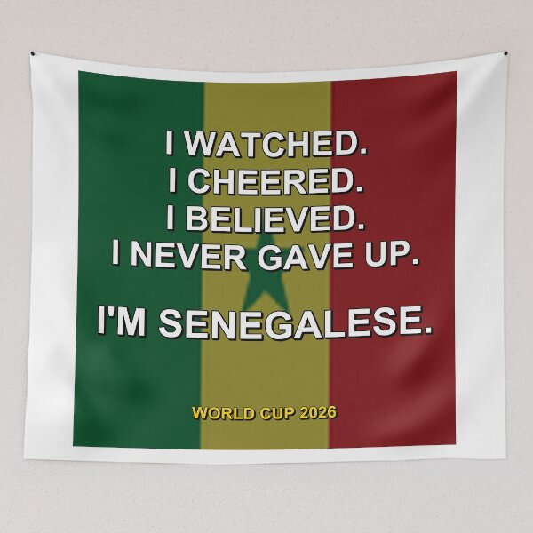 Item preview, I'm Senegalese. World Cup 2026 National Fan Design designed and sold by ariksworld.