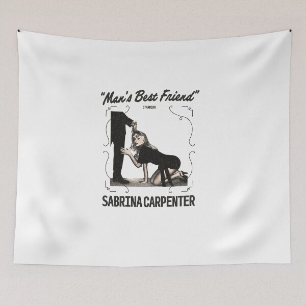 Artikelvorschau, Sabrina Carpenter Man's Best Friend Vintage Poster entworfen und verkauft von Lenschoolmann.