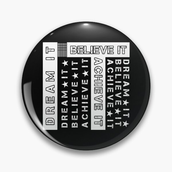 Item preview, Motivational Quote Black and White DREAM IT, BELIEVE IT, ACHIEVE IT! designed and sold by Giulivo Store Graphic.