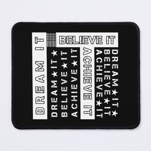 Item preview, Motivational Quote Black and White DREAM IT, BELIEVE IT, ACHIEVE IT! designed and sold by Giulivo Store Graphic.