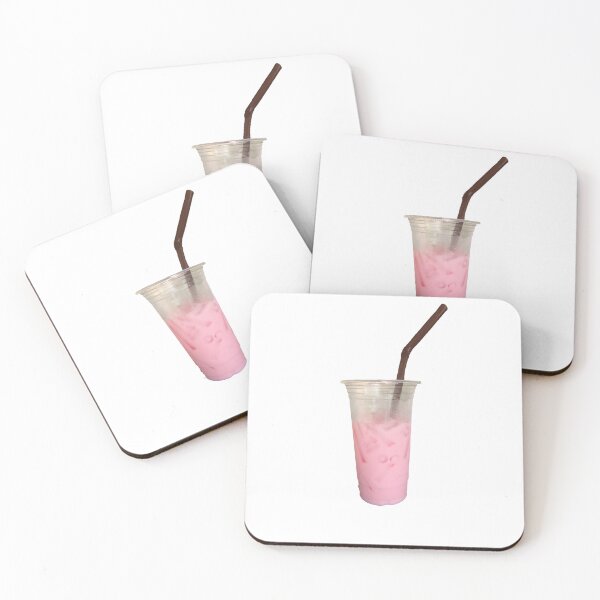 Item preview, Thai Pink Milk Drink with Straw designed and sold by Ployphaiphai .