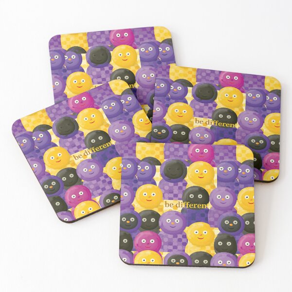 Item preview, Purple Blob Crowd Be Different Art designed and sold by Piotrek0001.