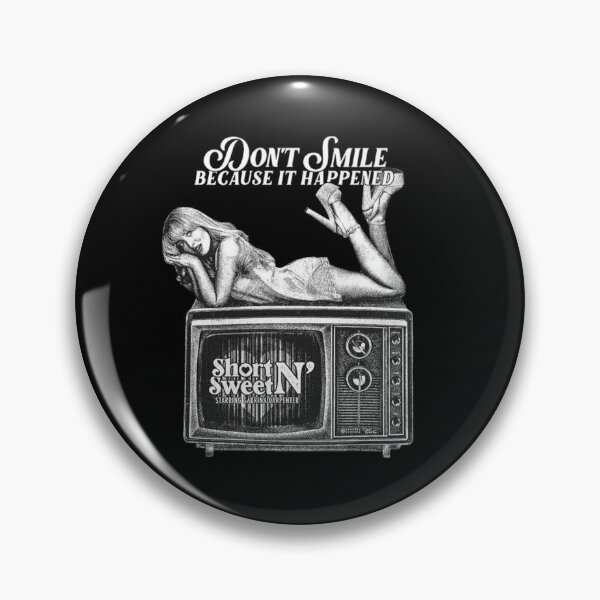 Item preview, Don't Smile Because It Happened Short N Sweet Retro TV designed and sold by Lenschoolmann.