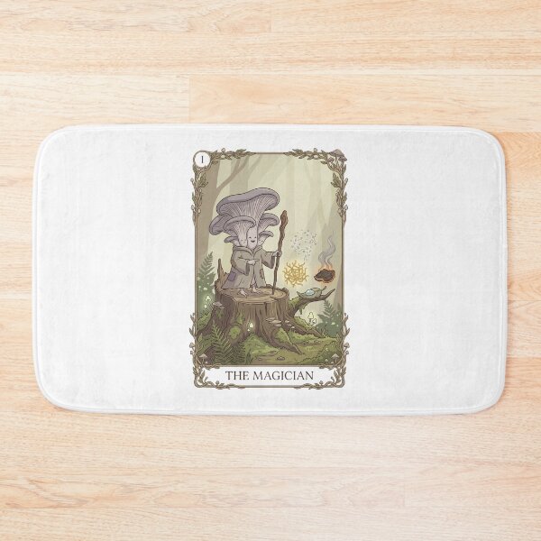 Item preview, Magician Mushroom Tarot Card Mycelium Art designed and sold by SMARTKIT  DESIGNAGENCY.
