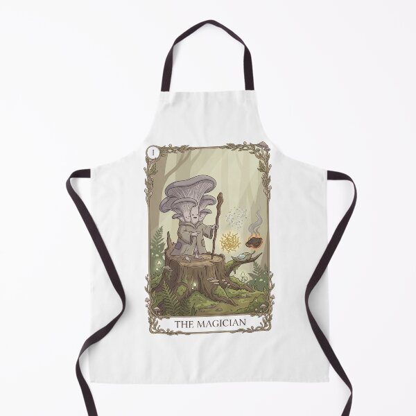 Item preview, Magician Mushroom Tarot Card Mycelium Art designed and sold by SMARTKIT DESIGNAGENCY.