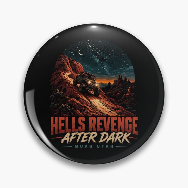 Item preview, Hell's Revenge After Dark Moab Utah Night Wheeling 4x4 designed and sold by JasKei-Designs.