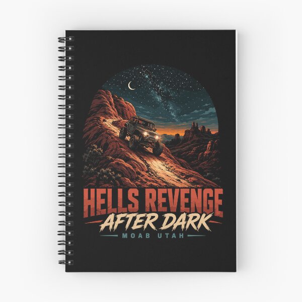 Item preview, Hell's Revenge After Dark Moab Utah Night Wheeling 4x4 designed and sold by JasKei-Designs.